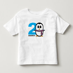 Schattige pinguïn T-shirt voor de verjaardag van d
