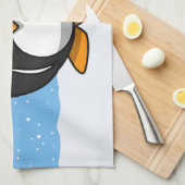 Schattige Pinguïn Theedoek (Quarter Fold)
