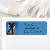 Schattige pinguïnAdresetiketten Etiket (Insitu)