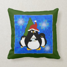 Schattige Pinguïnfamilie