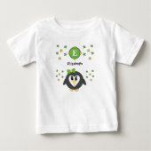 Schattige pinguïnnaam sterren geel groen (Voorkant)