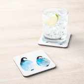 Schattige pinguïns aquarel bier onderzetter (Rechterzijde)