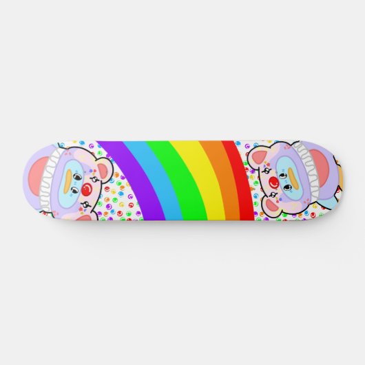 Schattige pinguïns en regenboogskateboard persoonlijk skateboard (Horizontaal)