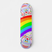 Schattige pinguïns en regenboogskateboard persoonlijk skateboard (Voorkant)