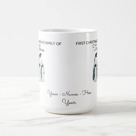 Schattige pinguïns koffiemok (Center)