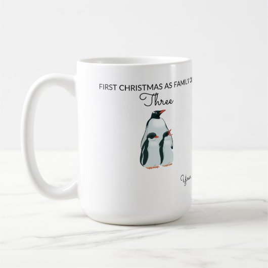 Schattige pinguïns koffiemok (Links)