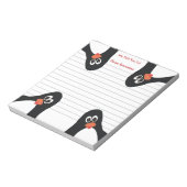 schattige pinguïns notitieblok (Linkerzijde)