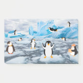 schattige pinguïns op Antarctica-ijs Post-it® Notes (Voorkant)