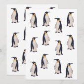 Schattige Pinguïns Patroon (Voorkant / Achterkant)