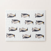 Schattige Pinguïns Patroon Legpuzzel (Horizontaal)