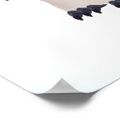 Schattige Pinguïns Patroon Poster (Hoek)