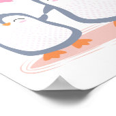 schattige pinguïns uit liefde poster (Hoek)