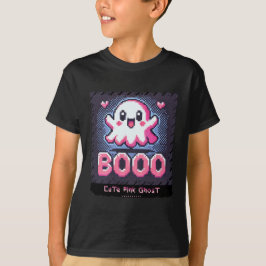 Schattige Pink Ghost: Sweet and Spooky -tshirt boy T-shirt