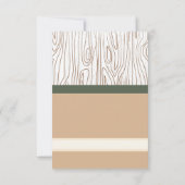 Schattige Pink Owl Woodland Forest Baby shower Bedankkaart (Achterkant)