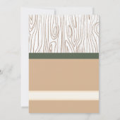 Schattige Pink Owl Woodland Forest Baby shower Kaart (Achterkant)