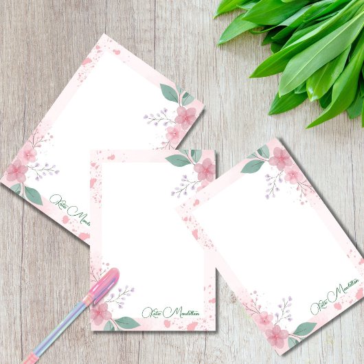 Schattige Pink Sakura Post-it® Notes