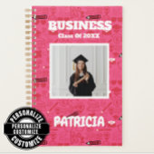 Schattige Pinky Girly College Student Custom Acade Planner