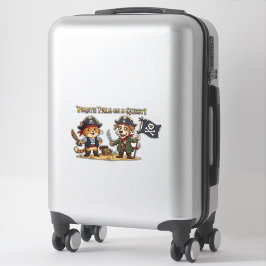 Schattige Pipa Katachtige Hond en Hond Queeste Sticker