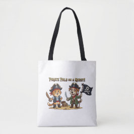 Schattige Pipa Katachtige Hond en Hond Queeste Tote Bag