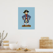 Schattige Piraat Jongen Poster (Keuken)
