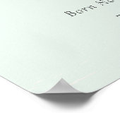 Schattige Piraat Muis Zeilboot Kinderen Monogram B Poster (Hoek)