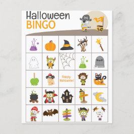 Schattige piraat & Treasure Halloween BINGO Board!