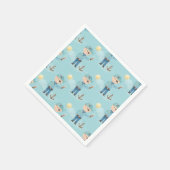 Schattige Pirate Boy Paper Servet (Hoek)