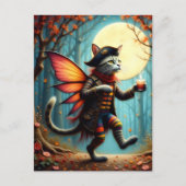 Schattige Pirate Kat Fairy Briefkaart (Voorkant)