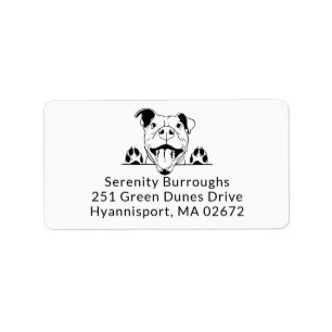 Schattige Pit Bull Liefhebber Pittie Pitbull Liefd Etiket