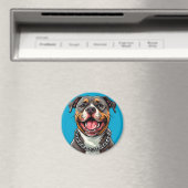 Schattige Pitbull hond Magneet (Insitu (Vaatwasser))