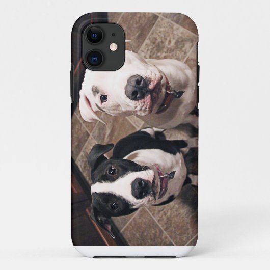 schattige pitbull puppy's honden Case-Mate iPhone case (Achterkant)