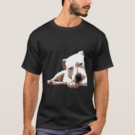 Schattige Pitbull Terrier Pup T-shirt (Voorkant)