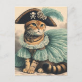 Schattige Pituat Kat Briefkaart (Voorkant)