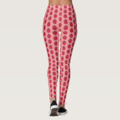 Schattige pixel lieveheersbeestje insect  leggings (Achterkant)