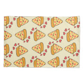 Schattige pizza grappig beige kinder jongen meisj kussensloop (Achterkant)
