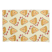 Schattige pizza grappig beige kinder jongen meisj kussensloop (Voorkant)