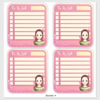 Schattige plakboek te doen lijst planner Stickers