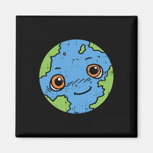 Schattige Planet Earth Shirt 22 april Pro Environ Magneet
