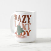 Schattige Plant Cactus Kamerplanten Koffiemok (Voorkant links)