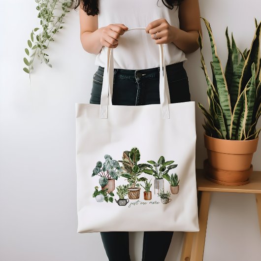 Schattige Plant Lover Botanical Nog een Plant Tote Bag
