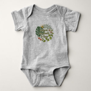 Schattige Plant Moeder Esthetisch Modern Monstera Romper