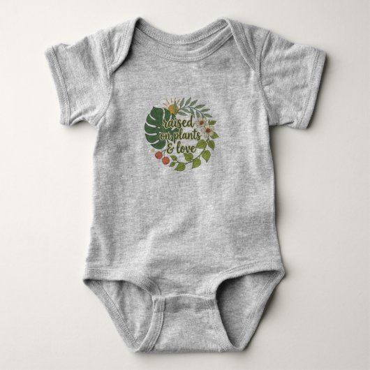 Schattige Plant Moeder Esthetisch Modern Monstera Romper (Voorkant)