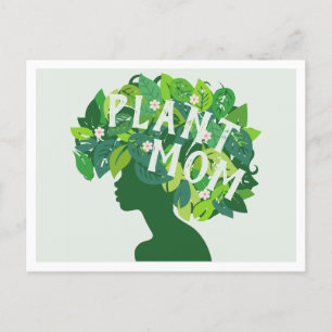 Schattige Plant Mom Plant Lover Briefkaart