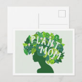 Schattige Plant Mom Plant Lover Briefkaart (Voorkant / Achterkant)