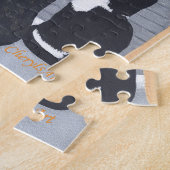 Schattige plezier Twee katten Vogel kijken Puzzel Legpuzzel (Zijkant)