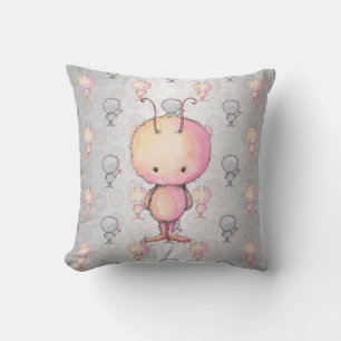 Schattige Pluizige Monsters Kussen