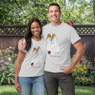 Schattige Pluizige Perzische Kat Grappige Miauw Bl T-shirt