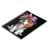 SCHATTIGE PLUIZIGE PUPPYHOND GEKLEED VOOR MARDI GR NOTITIEBOEK (Linkerzijde)