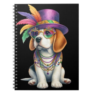 SCHATTIGE PLUIZIGE PUPPYHOND GEKLEED VOOR MARDI GR NOTITIEBOEK