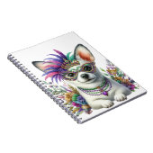 SCHATTIGE PLUIZIGE PUPPYHOND GEKLEED VOOR MARDI GR NOTITIEBOEK (Rechterzijde)